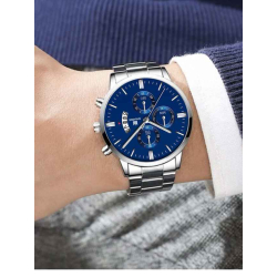 Zegarek Męski Kwarcowy Geneva S698 -Klasyczny